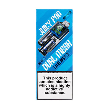 Juicy Pod Pro 6000 Puffs Disposable Vape Device| Box Of 5 Vape Wholesale Supplies