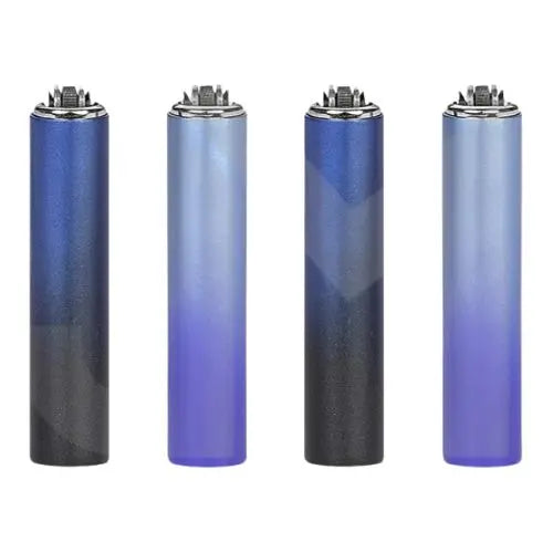 30 Clipper FCP22RH Classic Micro Blue Gradient Shiny Lighters In UK