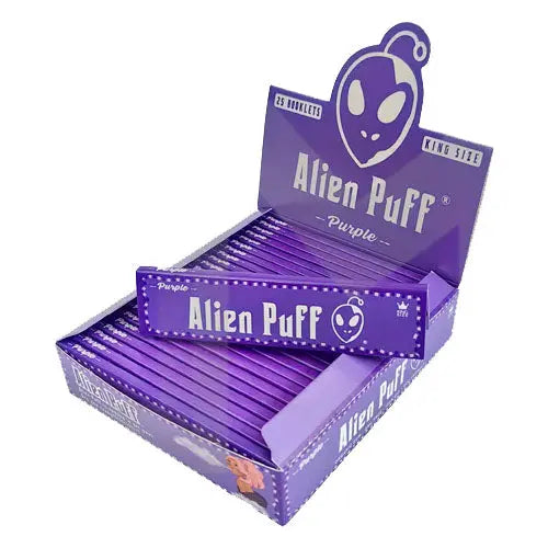 33 Alien Puff King Size Purple Rolling Papers ( HP2118 ) In UK