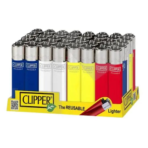40 Clipper CP11RH Classic Large Flint Solid Branded Lighters - CL1C203UKH In UK