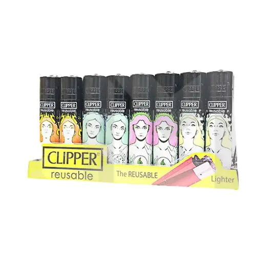 40 Clipper CP11R Classic Large Flint Elements Lighters - CL3C1507UKH - In UK