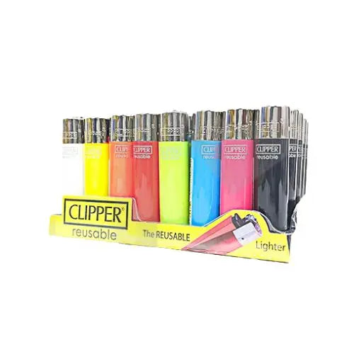 40 Clipper CP11R Classic Large Flint Solid Branded Lighters - CL1C112UKH - In UK
