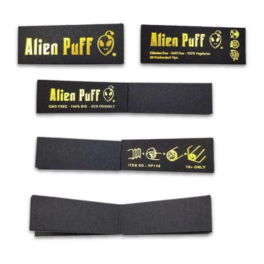 Buy 50 Alien Puff Black & Gold Filter Tips ( HP146 ) In UK