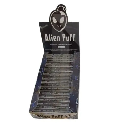 Alien Puff 1.25 Size Luminous Glow in The Dark Rolling Papers 24 Booklets (HP2110) In UK
