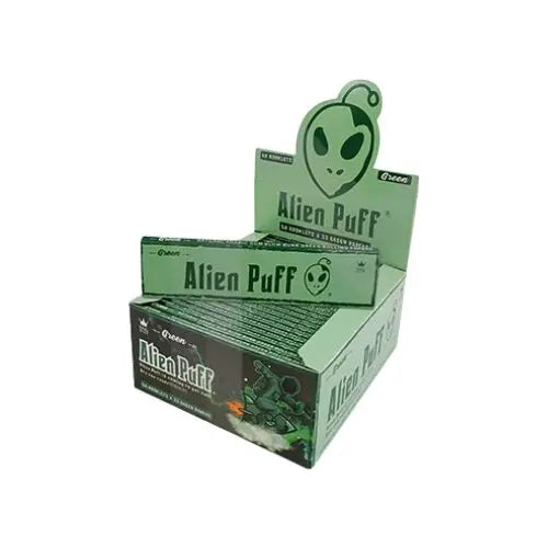 Alien Puff Kingsize Green Papers 50 Booklets (HP2120-AP) - In UK