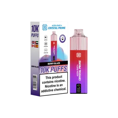 Crystal Prime 10000 Disposable Vape Pack of 5 - Vape wholesale supplies 