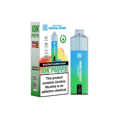 Crystal Prime 10000 Disposable Vape Pack of 5 - Vape wholesale supplies 