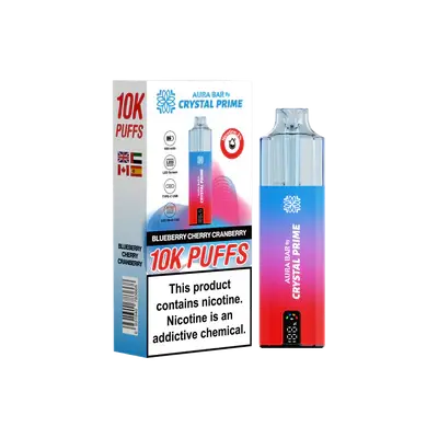 Crystal Prime 10000 Disposable Vape Pack of 5 - Vape wholesale supplies 