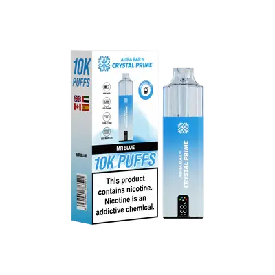 Crystal Prime 10000 Disposable Vape Pack of 5 - Vape wholesale supplies 