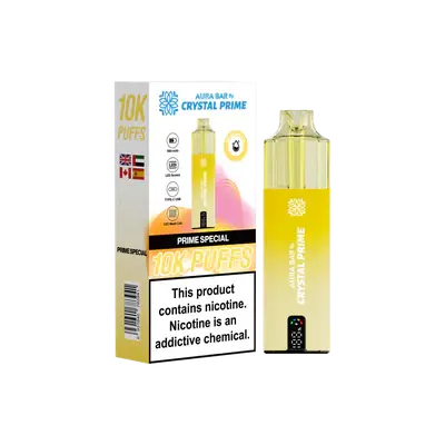 Crystal Prime 10000 Disposable Vape Pack of 5 - Vape wholesale supplies 