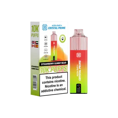 Crystal Prime 10000 Disposable Vape Pack of 5 - Vape wholesale supplies 