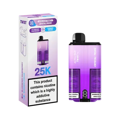 Crystal Prime Twist 25000 Disposable Vape Box of 5 - Vape wholesale supplies 