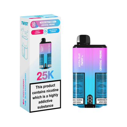 Crystal Prime Twist 25000 Disposable Vape Box of 5 - Vape wholesale supplies 