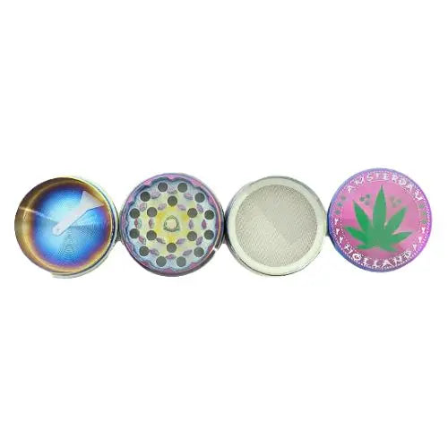 D&K 4 Parts Metal Tobacco Grinder - DK5797C-4 In UK