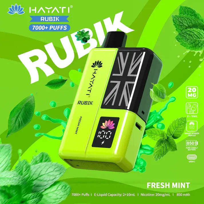 Hayati Rubik 7000+ Puffs Disposable Vape Kit Pack of 5 Vape Wholesale SuppliesNot Found Vape wholesale supplies