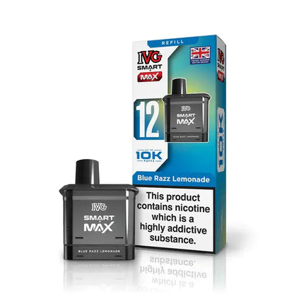 IVG Smart Max 10k Replacement Pods Pack of 5 IVGNot Found Vape wholesale supplies