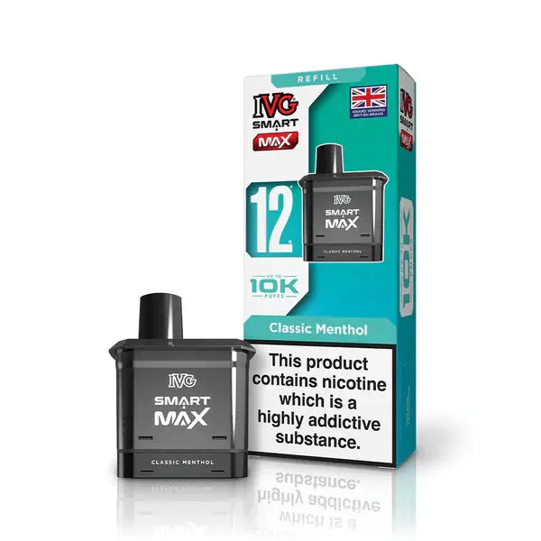 IVG Smart Max 10k Replacement Pods Pack of 5 IVGNot Found Vape wholesale supplies