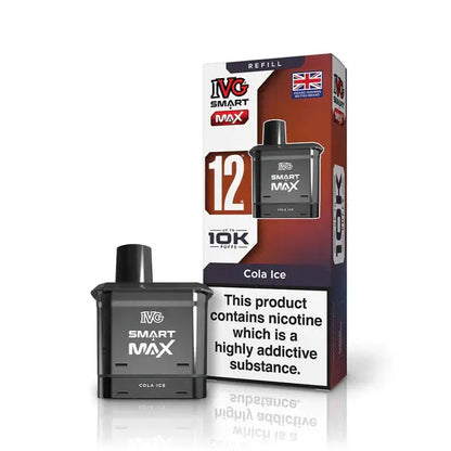 IVG Smart Max 10k Replacement Pods Pack of 5 IVGNot Found Vape wholesale supplies
