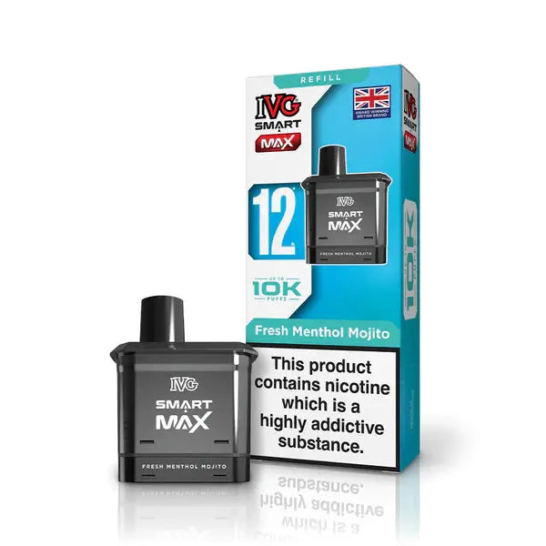 IVG Smart Max 10k Replacement Pods Pack of 5 IVGNot Found Vape wholesale supplies
