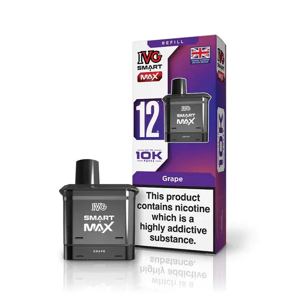 IVG Smart Max 10k Replacement Pods Pack of 5 IVGNot Found Vape wholesale supplies