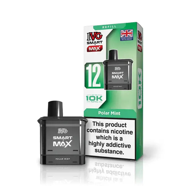IVG Smart Max 10k Replacement Pods Pack of 5 IVGNot Found Vape wholesale supplies