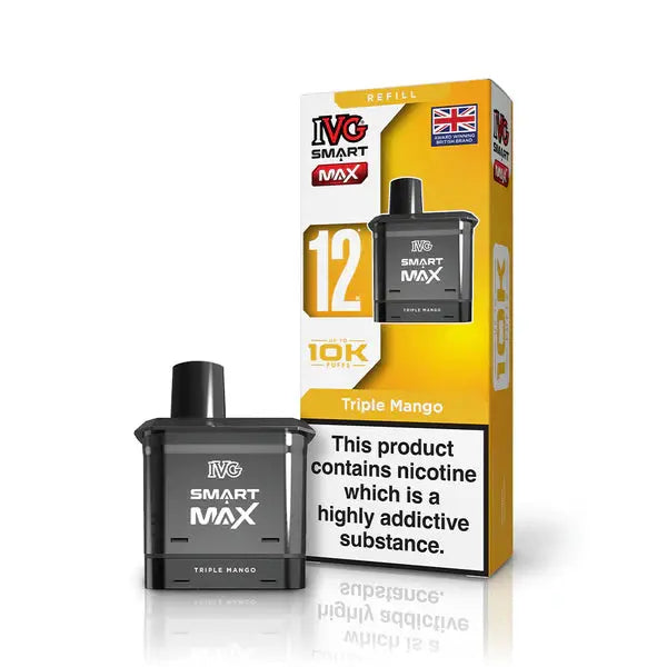 IVG Smart Max 10k Replacement Pods Pack of 5 IVGNot Found Vape wholesale supplies