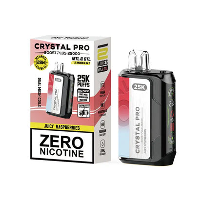Crystal Pro Boost Plus 25000 - 2-in-1 Vape Device - 0 mg - Box of 5 Vape Wholesale SuppliesNot Found Vape wholesale supplies