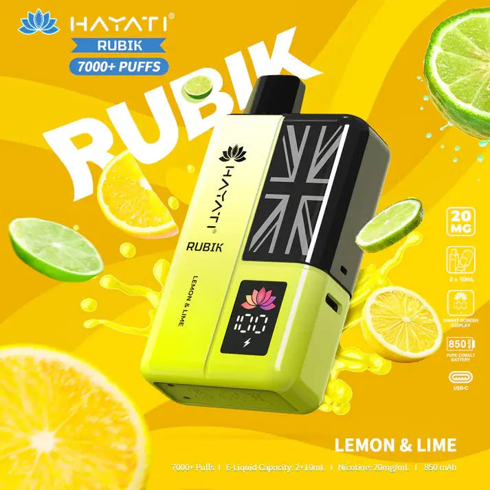 Hayati Rubik 7000+ Puffs Disposable Vape Kit Pack of 5 Vape Wholesale SuppliesNot Found Vape wholesale supplies