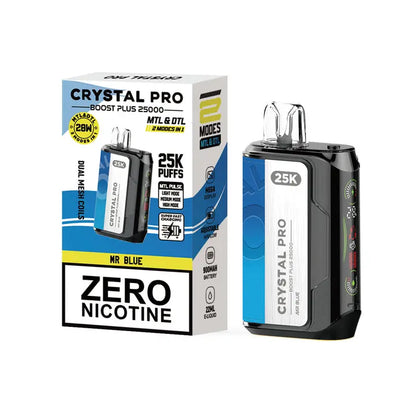 Crystal Pro Boost Plus 25000 - 2-in-1 Vape Device - 0 mg - Box of 5 Vape Wholesale SuppliesNot Found Vape wholesale supplies