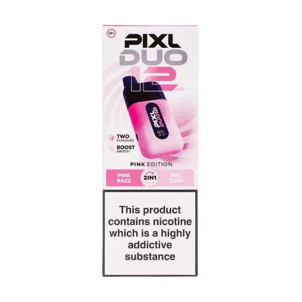 Pixl Duo 12 Disposable Vape-Box of 5 Vape Wholesale SuppliesNot Found Vape wholesale supplies