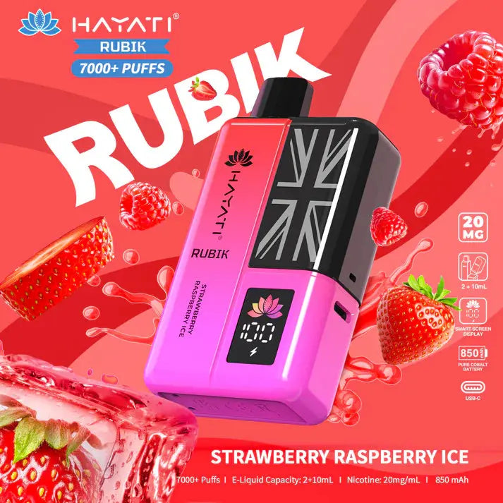 Hayati Rubik 7000+ Puffs Disposable Vape Kit Pack of 5 Vape Wholesale SuppliesNot Found Vape wholesale supplies