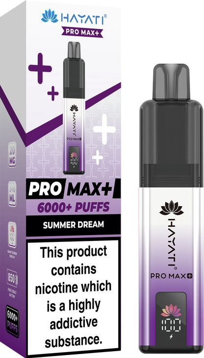 Hayati Pro Max 6000 Puffs Disposable Vape Pack of 10 - Vape wholesale supplies 