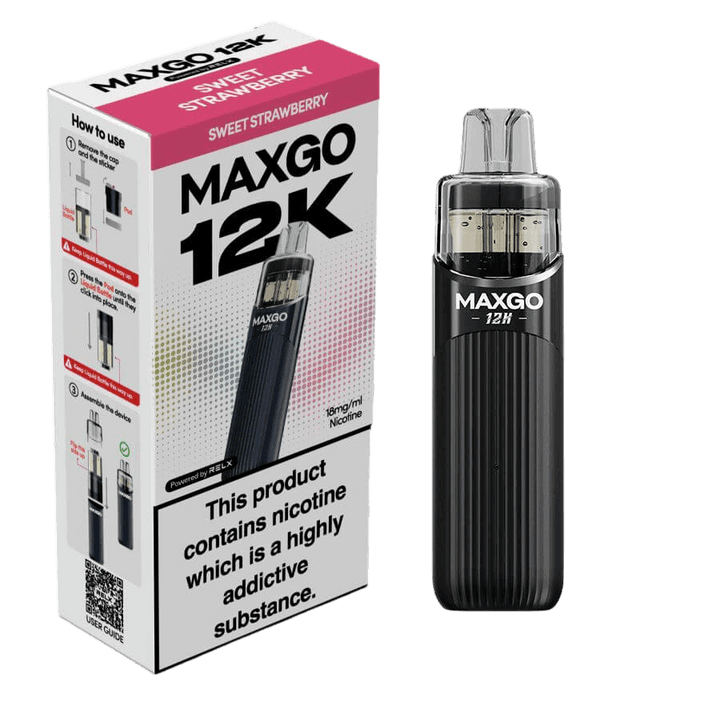 RELX MAXGO 12k Pre-Filled Pod Kit TPD Compliant - Pack Of 3 RELX