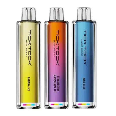 Tick Tock Magic 8000 Disposable Vape Pack of 5 - Vape wholesale supplies 