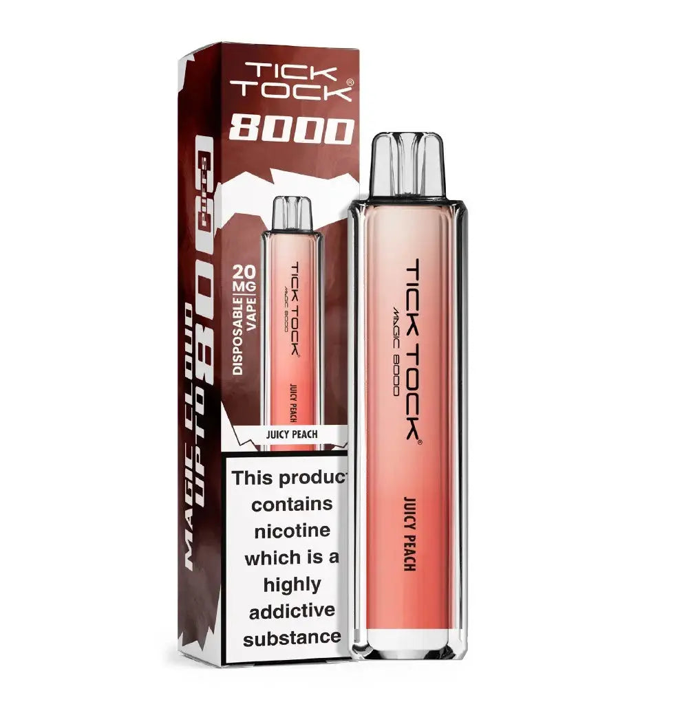 Tick Tock Magic 8000 Disposable Vape Pack of 5 - Vape wholesale supplies 