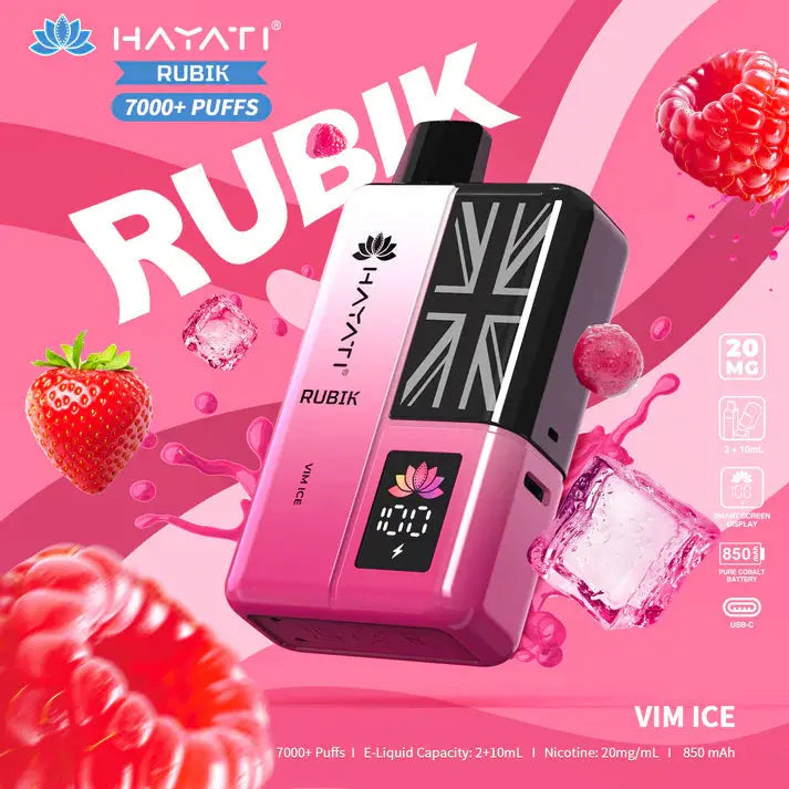 Hayati Rubik 7000+ Puffs Disposable Vape Kit Pack of 5 Vape Wholesale SuppliesNot Found Vape wholesale supplies