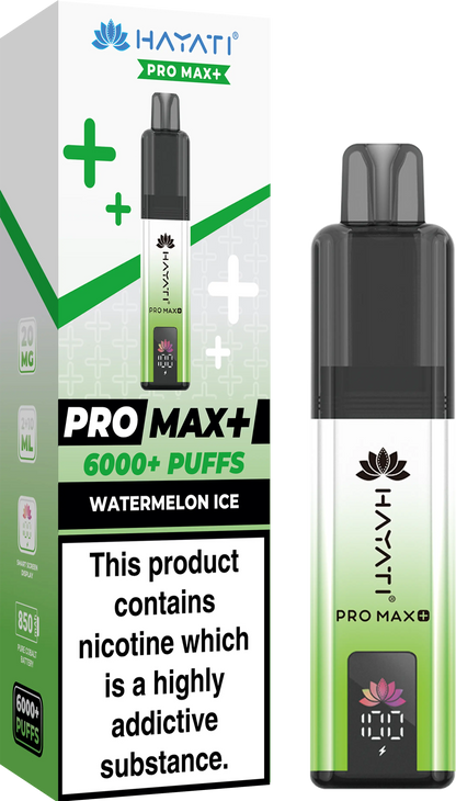 Hayati Pro Max 6000 Puffs Disposable Vape Pack of 10 - Vape wholesale supplies 
