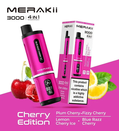 Merakii 3000 Puffs Disposable Vape Box of 5 Vape Wholesale SuppliesNot Found Vape wholesale supplies