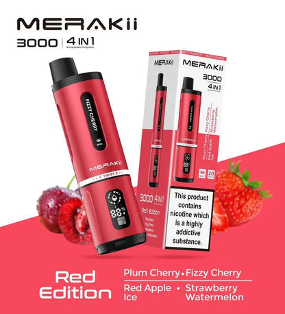 Merakii 3000 Puffs Disposable Vape Box of 5 Vape Wholesale SuppliesNot Found Vape wholesale supplies