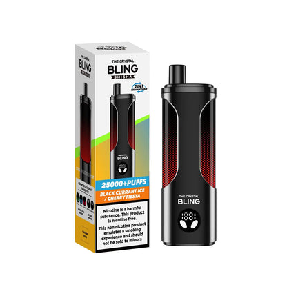 The Crystal Bling Shisha 25000 Disposable Vape Box of 5 - Vape wholesale supplies 