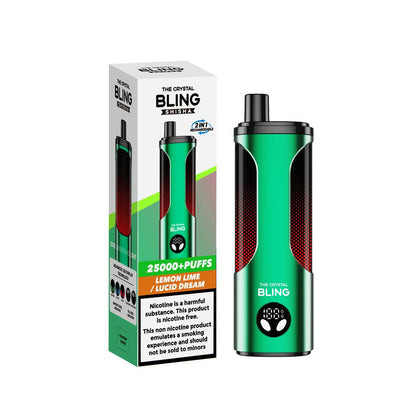The Crystal Bling Shisha 25000 Disposable Vape Box of 5 - Vape wholesale supplies 