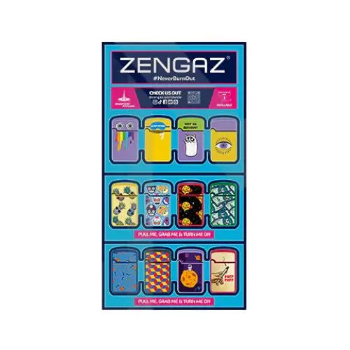 Zengaz Cube ZL-12 Royal Jet (EU-S3) Jet Flame Lighters Bundle + 48 Lighters In UK