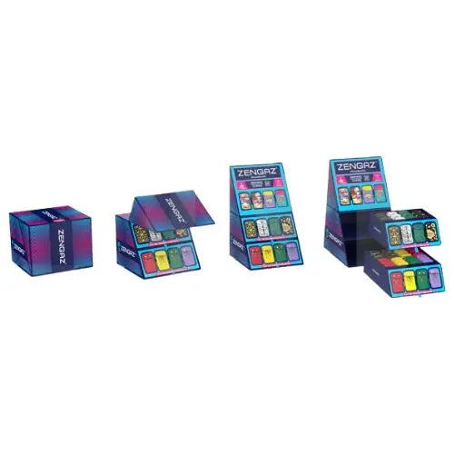 Zengaz Cube ZL-12 Royal Jet (EU-S5) - Jet Flame Lighters Bundle + 48 Lighters In UK
