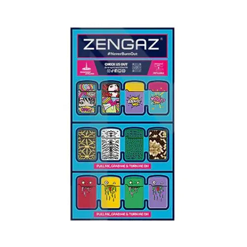 Zengaz Cube ZL-12 Royal Jet (EU-S5) Jet Flame Lighters Bundle + 48 Lighters In UK