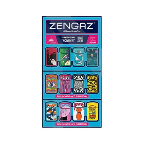 Zengaz Cube ZL-12 Royal Jet (EU-S6) Jet Flame Lighters Bundle + 48 Lighters In UK