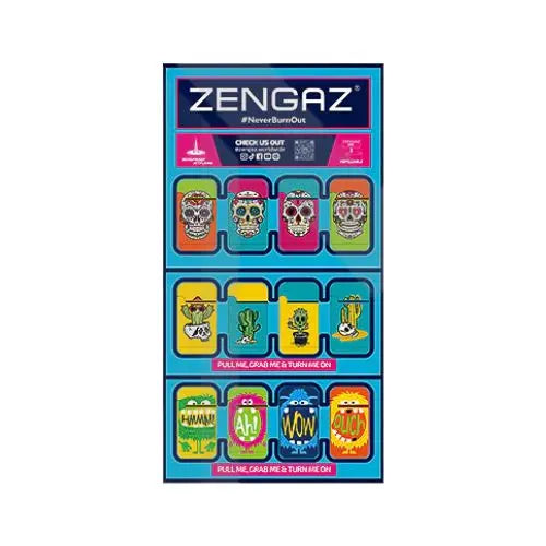 Zengaz Cube ZL-13 Wing Jet (UK-S1) Jet Flame Lighters Bundle + 48 Lighters In the UK