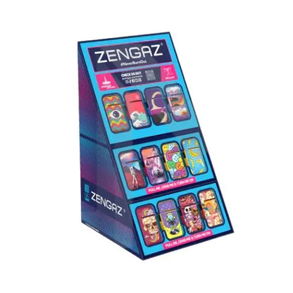 Zengaz Cube ZL-13 Wing Jet (UK-S2) - Jet Flame Lighters Bundle + 48 Lighters with Cube display stand
In the UK