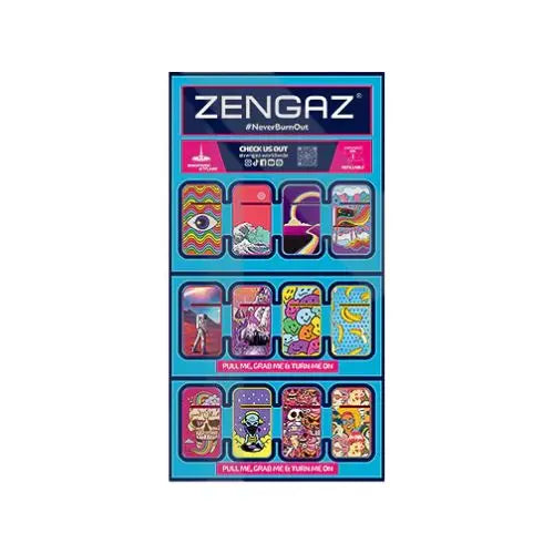 Zengaz Cube ZL-13 Wing Jet (UK-S2) Jet Flame Lighters Bundle + 48 Lighters In the UK