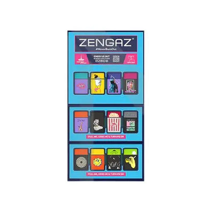 Zengaz Cube ZL-30 30EU Jet Lighters CDU Bundle + 48 Units Set In UK