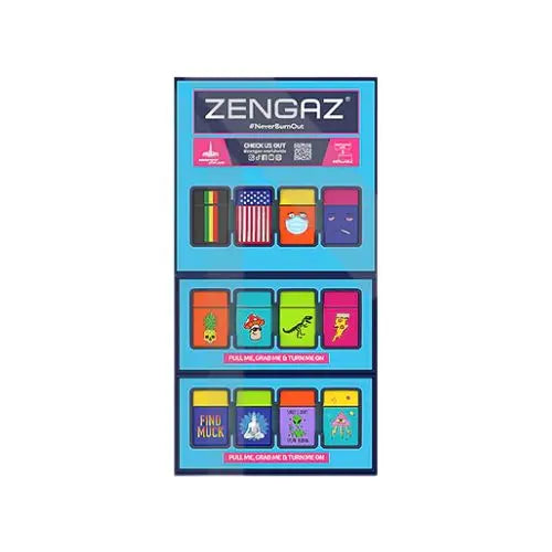 Zengaz Cube ZL-30 Chip Set (EU-S2) Jet Flame Lighters Bundle + 48 Lighters In UK
